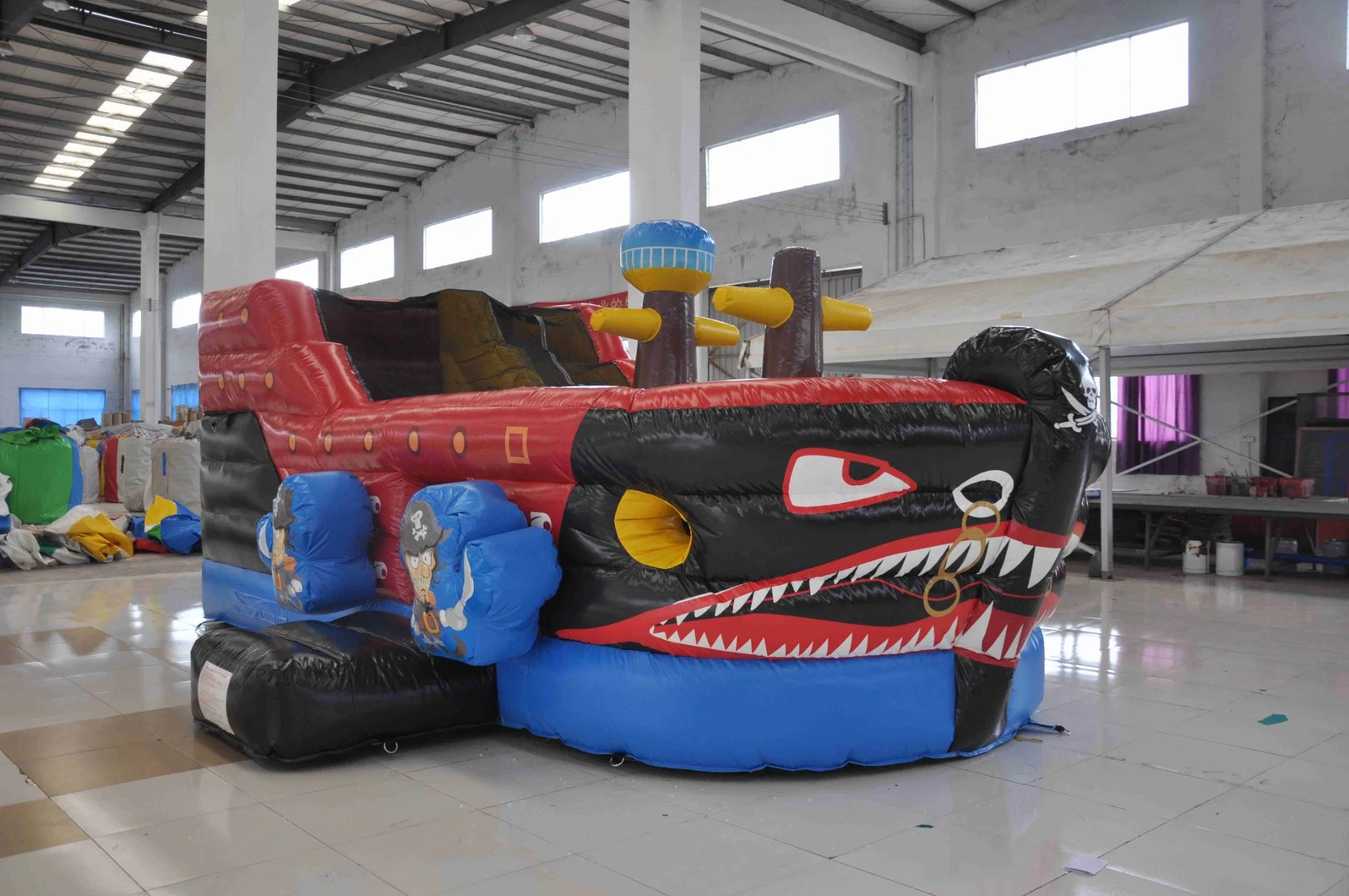 Supermarket Decoration Pirate Boat Inflatable Pirate Ship for Chirdren (AQ1523)