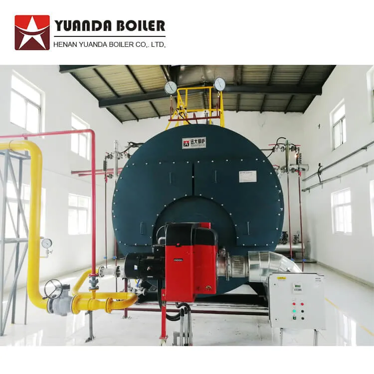 Wns8-1.25-Yq 8 Tph Natural Gas Waste Oil Diesel Fired Steam Boiler for Sale