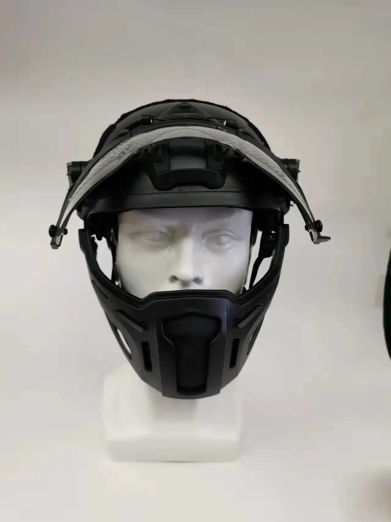 Schwarzes Advanced Integralhelm-Schutzsystem Für Kopf