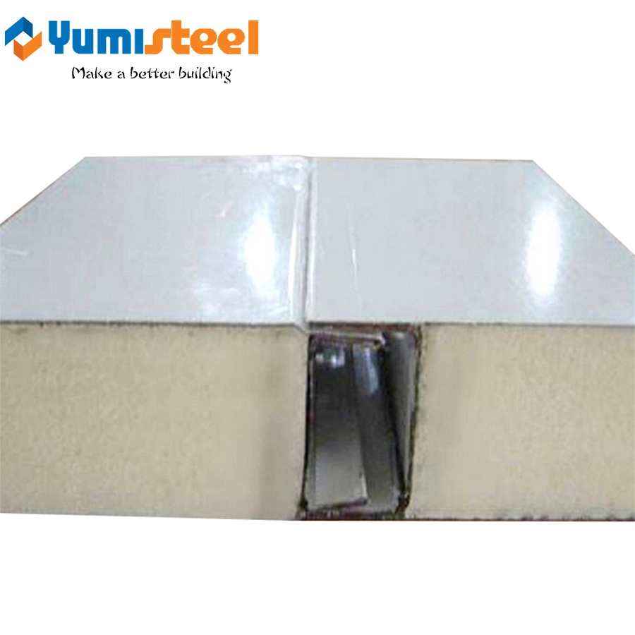 75mm Ceiling Insulated Metal Sandwich Panels Roof/Wall for House Construction