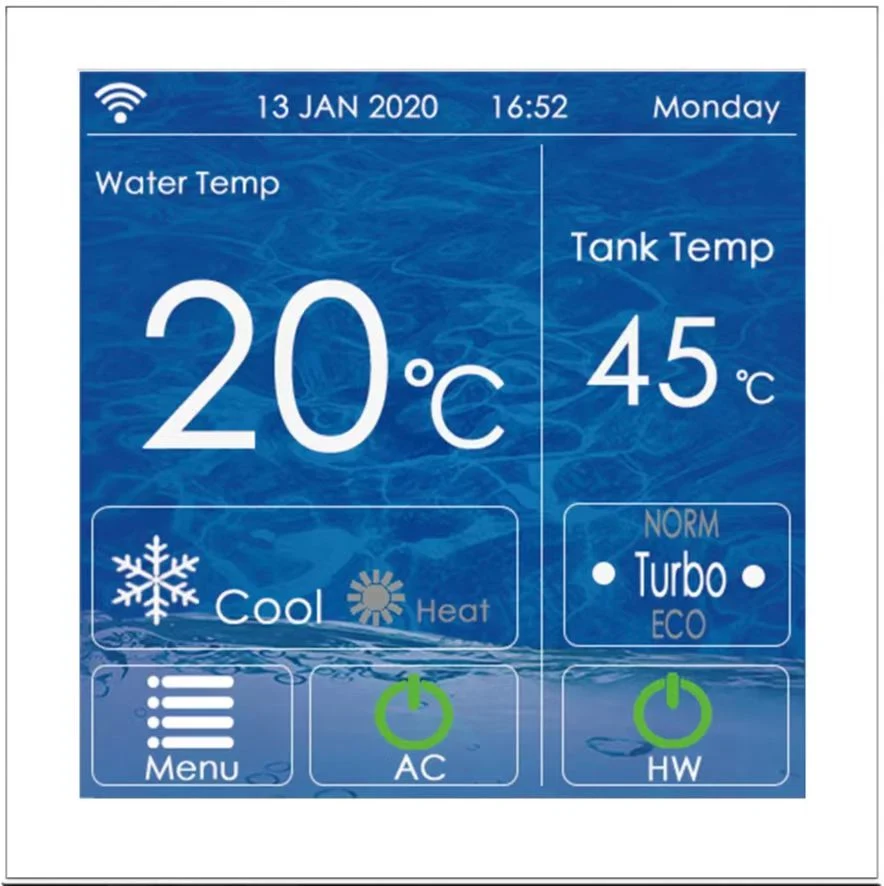 4CV 11,2kw 220V tipo Split Aire al agua con bomba de calor Evi