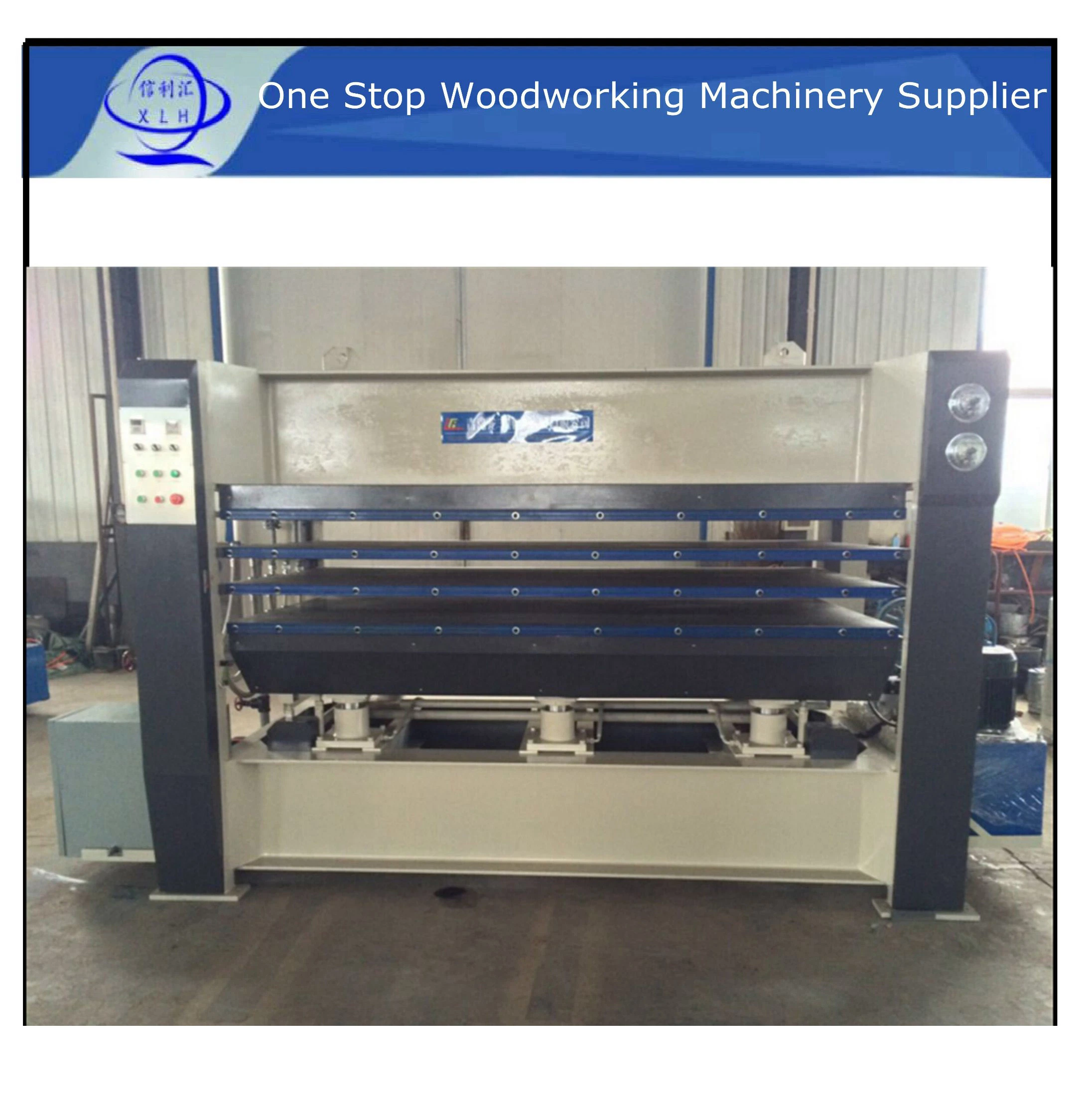 Man Made Board/ Particle Board/ Plywood Building Size Hot Press Machine / Ligne De Production Bois MDF/ Wooden Plate Particle Board Production Line Machinery