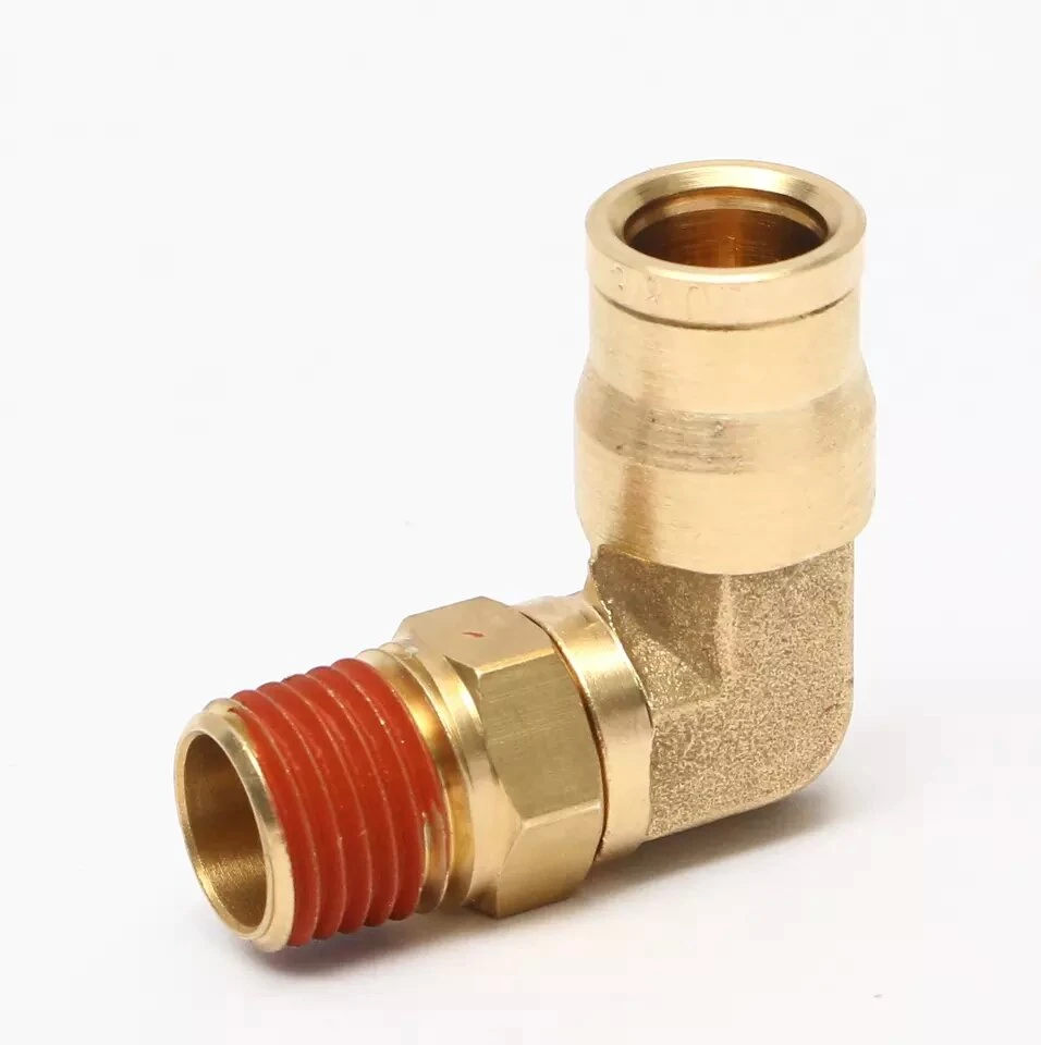 Male Thread Metal Pneumatic Push Quick Connecting Tube Fitting