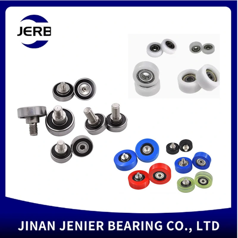 Rubber Bearings, Rubberized Polyurethane Bearings, Rollers, Silent Wear-Resistant, PU Wheels, Pulleys, Guide Wheels, Hardware Pulleys, Deep Groove Ball Bearings