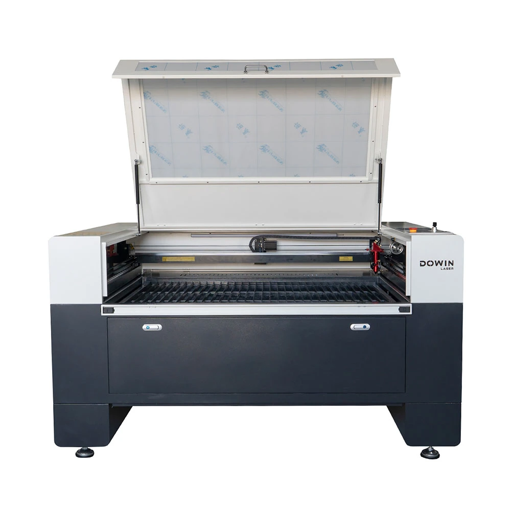 Meilleure qualité machine à couper au laser à deux têtes 1390 découpe au laser Machine machine de découpe laser de tissu 100 W.