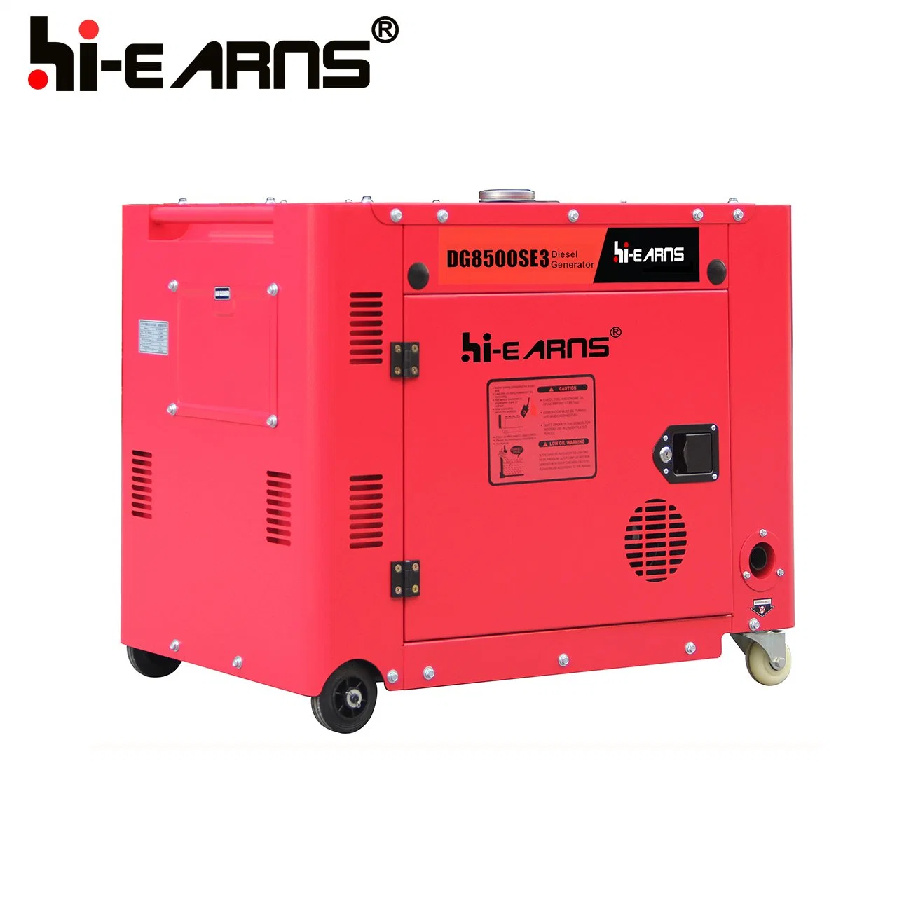 36ah Electric Start Universal Wheels Diesel Generator Set (DG8500SE3)