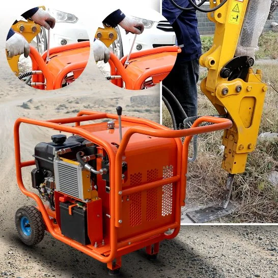 Bomba hidráulica importado 13HP Powered Portable de la estación de potencia hidráulica de la unidad de fuente de energía hidráulica