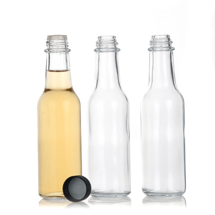 Luxury 100ml 150ml Round Kitchen Oil Bottle Food Storage Glass Seasoning Bottle