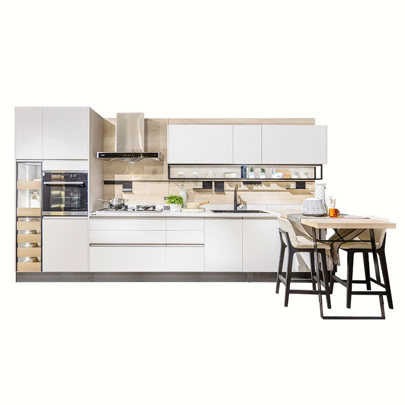 Modern Top Classic Design Solid Wood Kitchen Cabinet