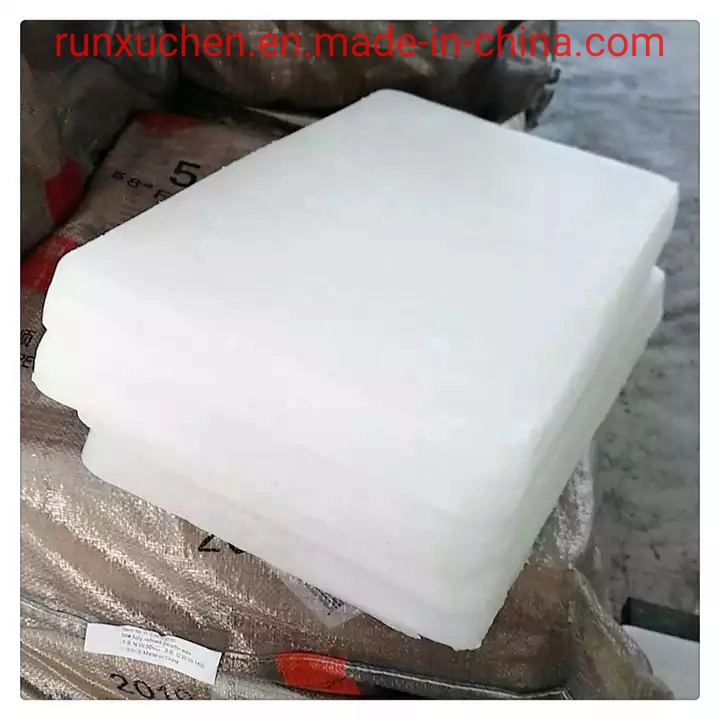 High quality/High cost performance  تم تحسين بار Paraffin Wax بالكامل في شكل بافين الشمع المستخدم في مانع تسرب الشمعة/البلاستيك/الطلاء