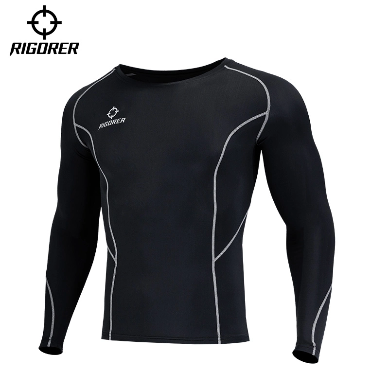 Mejor vender gimnasio personalizado Camiseta seca desgaste Fitness Men's Yaga el desgaste de ropa deportiva Fitness entrenamiento con el comercio al por mayor ropa de hombre