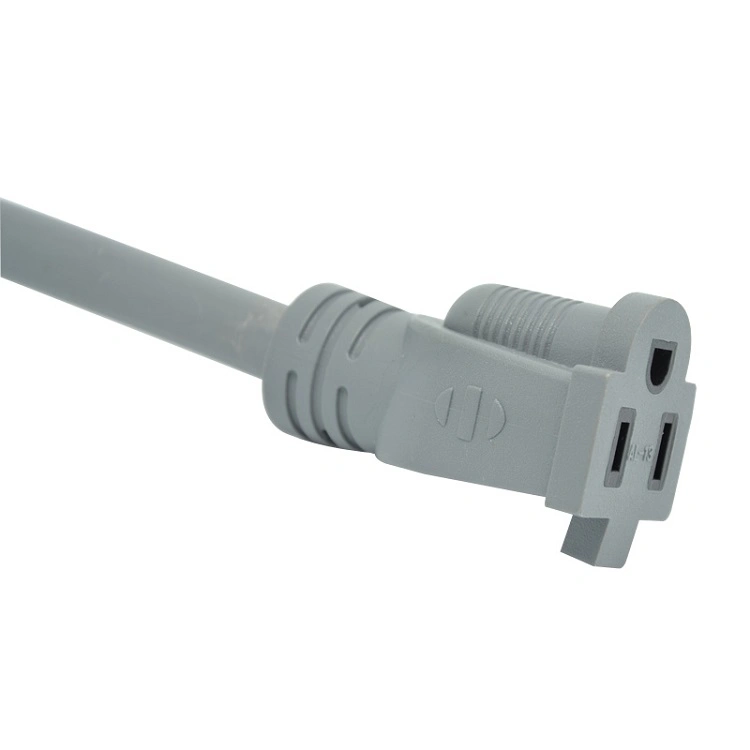 Us Standard 3-Pin Waterproof Extension Leads Socket