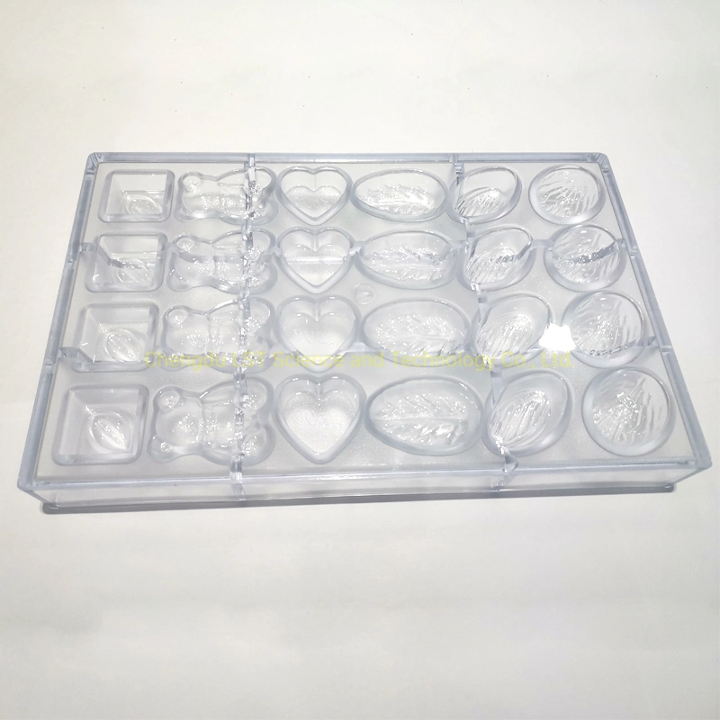 Multi Cavity Safety Used Plastic Mould Polycarbonate Chocolate Bar Molds