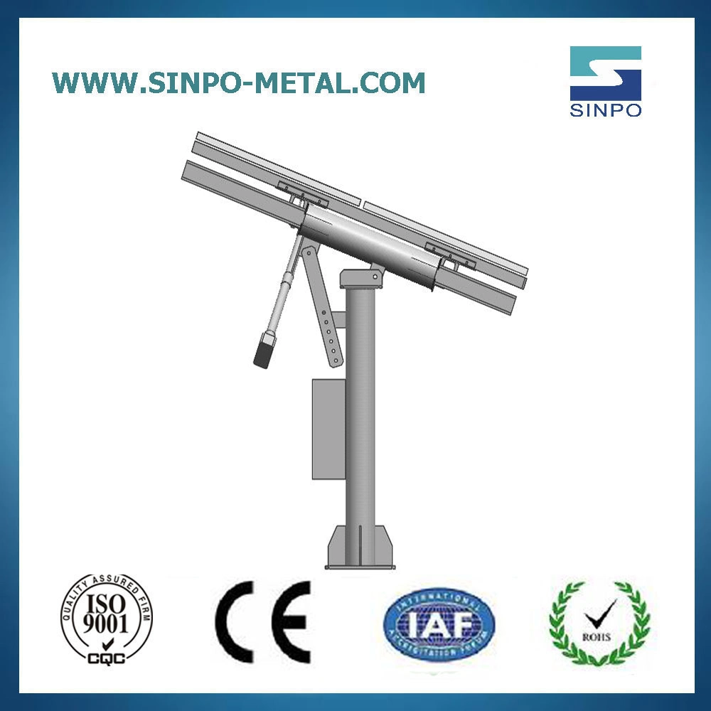 Carbon Steel Single Pole Solar Mounting System Solar Pole Racks Ground Solar Support