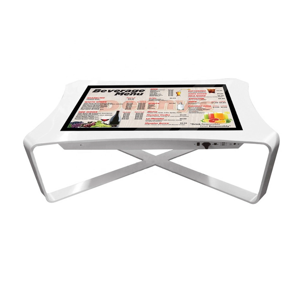 43" 55" 65" Waterproof Interactive Touch Screen Table for Coffee/Bar/Education/Games Player