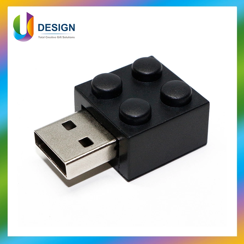 Multi Color Promotional Gift Buliding Block Stackable Plastic USB Drive Pen Drive Flash Drive USB