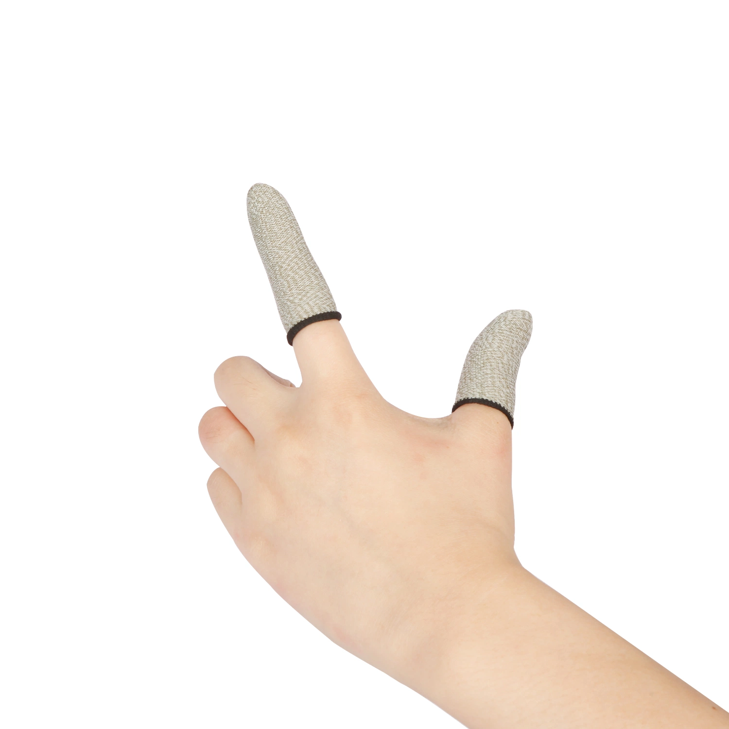 Thumb Finger Sleeves Sliver Fiber Gaming Finger Cots Anti Slip