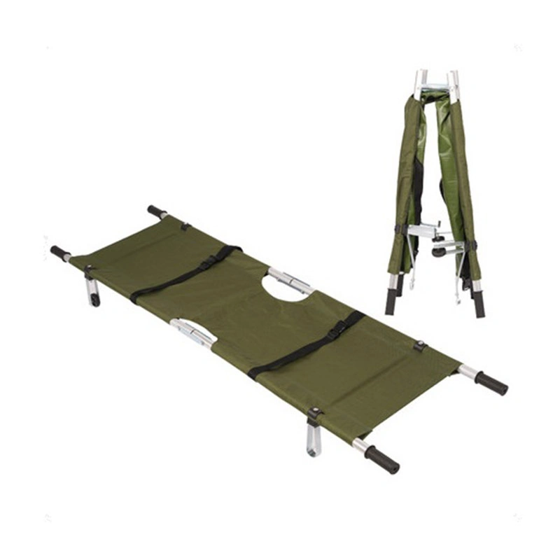 Steel Medical Ambulance Fireproofing Waterproof Foldable Emergency Stretcher