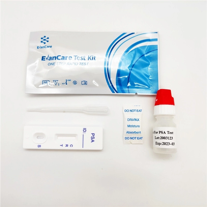 Kit de test PSA prix d'usine antigène spécifique de la prostate pour tumeur Cassette et bandelette de test PSA de diagnostic des marqueurs