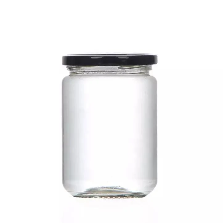 195ml 240ml 350ml 500ml Jam Honey Sealed Storage Glass Jar Packing with Metal Lid