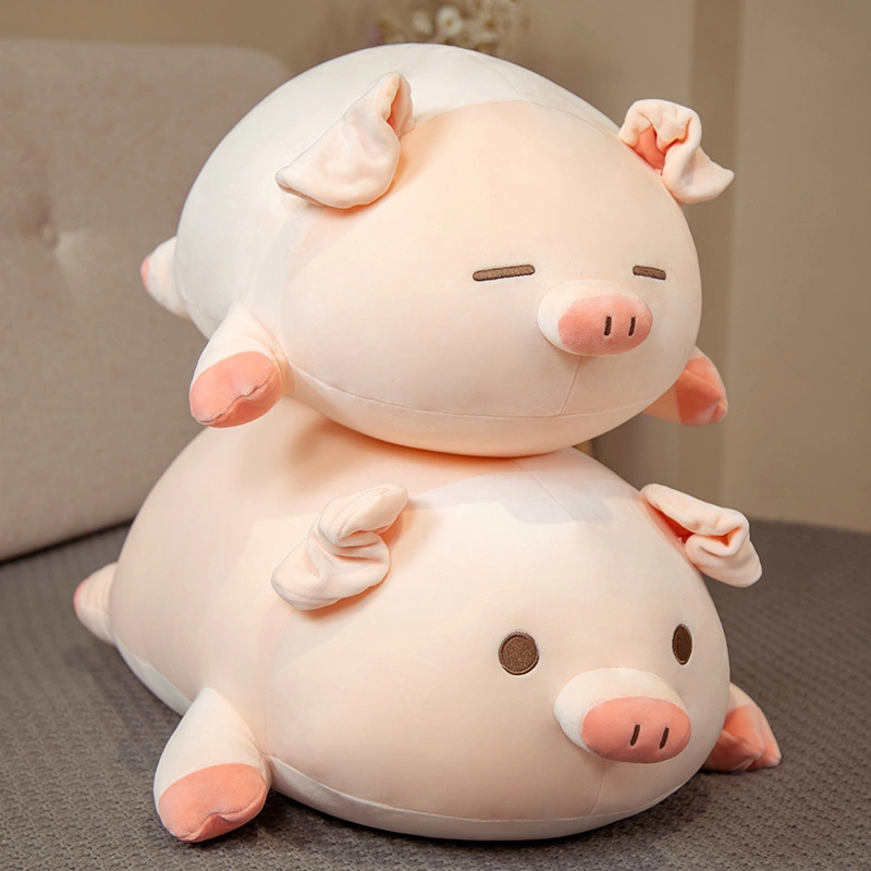 Ecofriendly Lovely Soft Plush Toy Stuffed Throw Pillow Pink Pig Doll