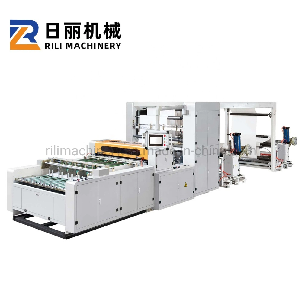 Automatic 2 Rolls A4 Size Paper Precision Cross Cutting Machine