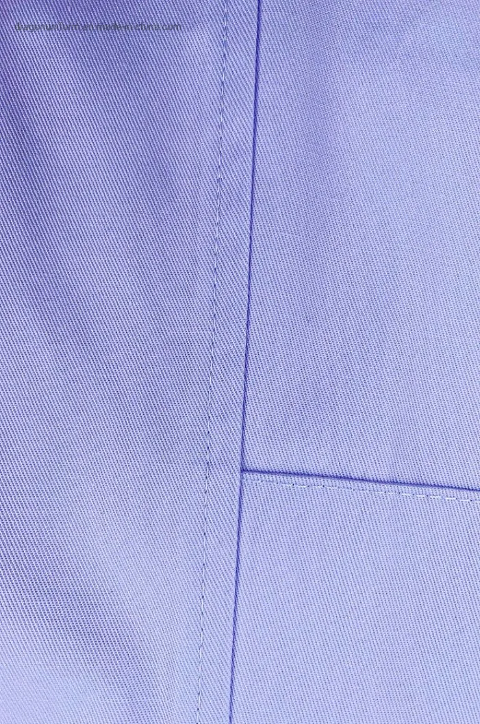 Vêtements de travail pour infirmières bleu violet JIS L 1902 Robe uniforme avec vêtements d'hôpital pour femmes Vêtements de patient Gown Clothes