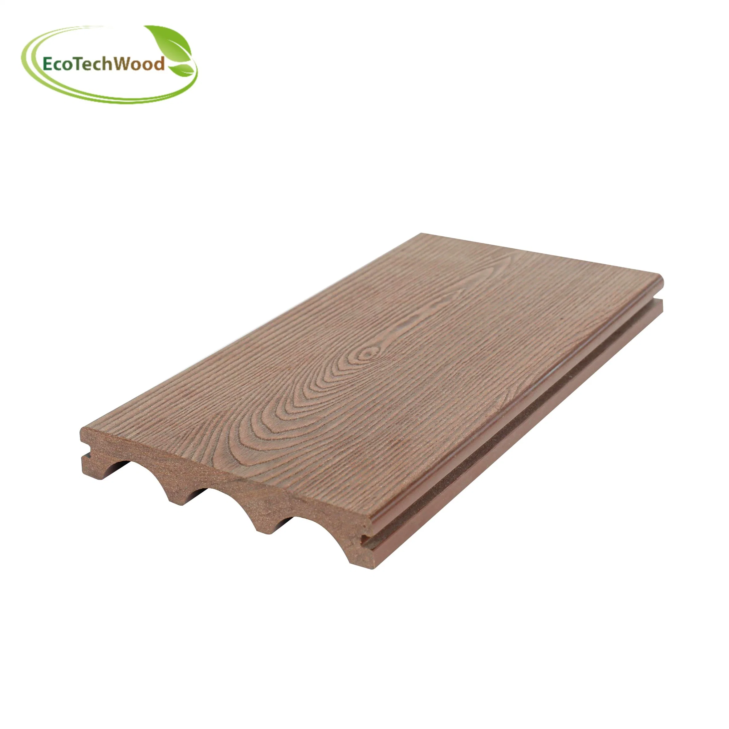 Residential WPC Composite Outdoor Decking / Terrace Flooring/ Solid Hard Wood Board