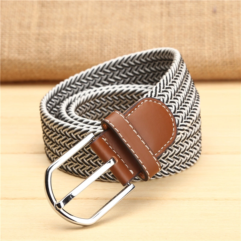 Environmental Protection Material Fabric Belts Braid Elastic Belt Men's Women's Belt Weaving Wholesale/Supplier Factory