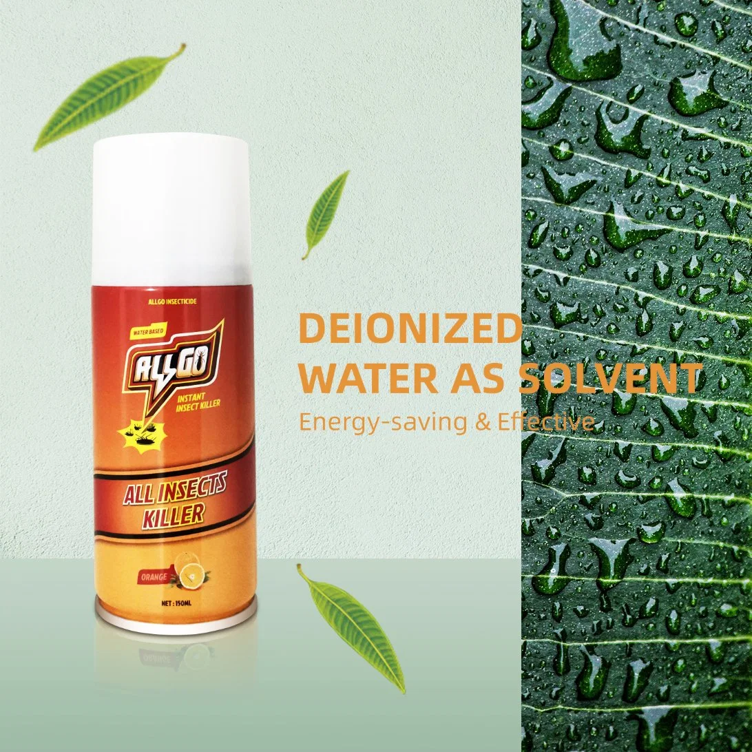 Allgo OEM Wholesale/Supplier Water Based Insecticide Spray for Mosquito, Fly and Cockroach
