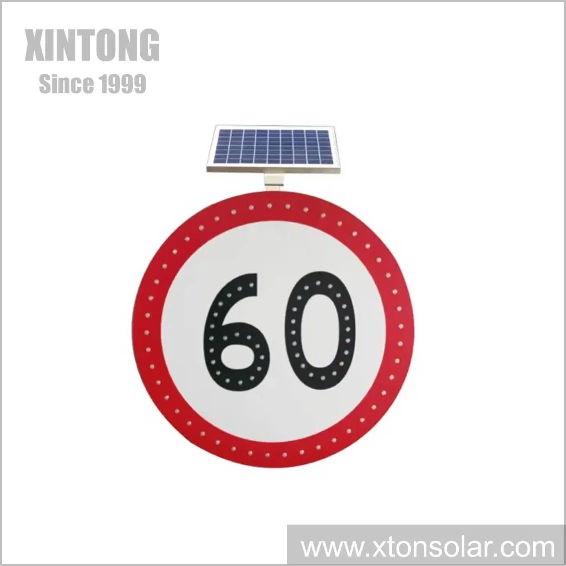 Customized Thickness Xintong 60mm Solar Reflective Material Caution Board Traffic Sign Hot Sale