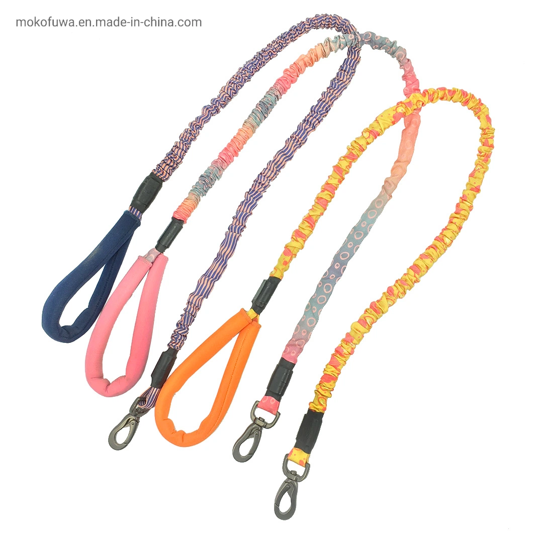 Moda Nylon Exterior Resistente Cão Formação Leash Pet Mokofuwa Alimentação