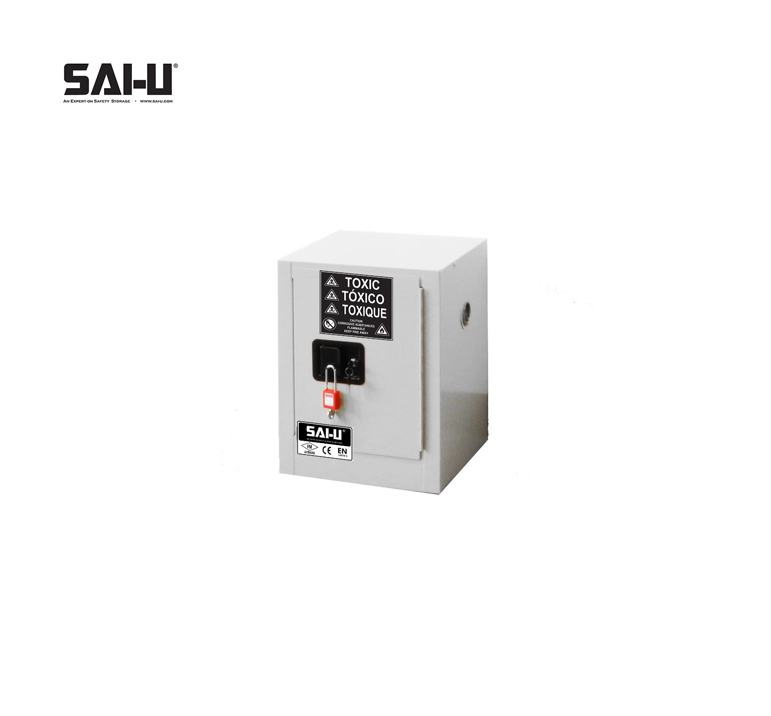 Sai-U Sc0004W Toxic Flammable Cabinets Chemical Storage Industrial Use Cabinet