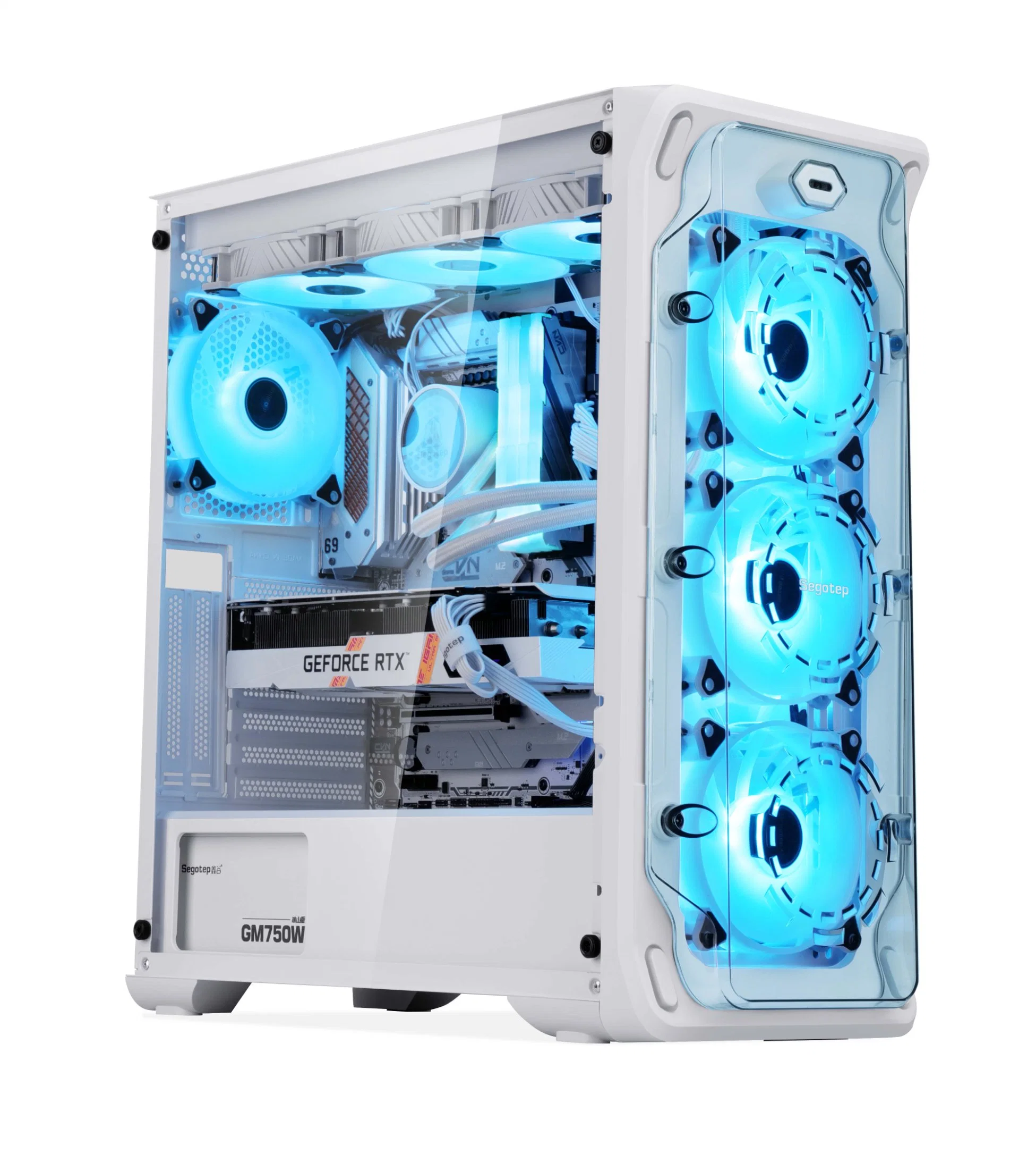 Segotep Lux360 Eatx Full Tower Acrylic Full Transparency Desktop Gaming PC Case