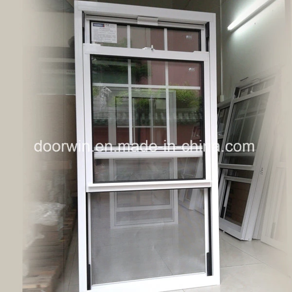 Ultra-Large Type Single Hung Thermal Break Aluminum Window Export to USA/America, American Window Grille Design