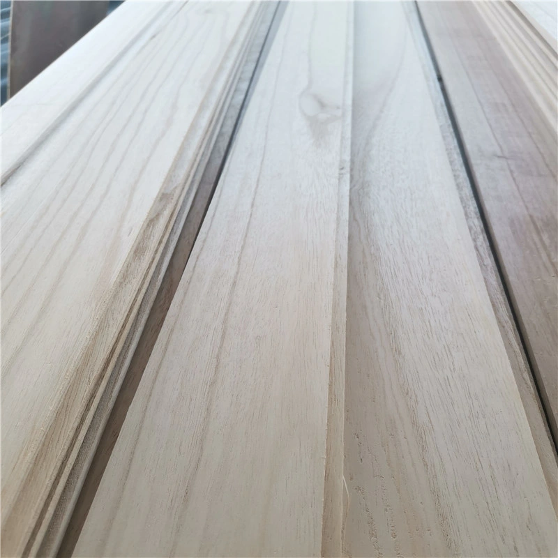 Natural Color Paulownia Timber Edge Glue Paulownia Wood Board