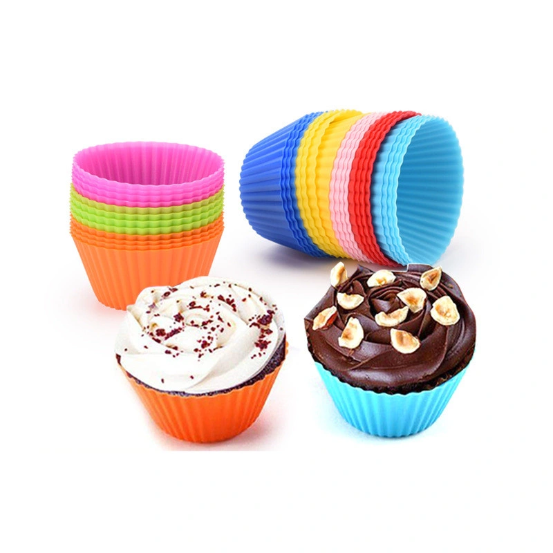 Low MOQ Silicone Muffin Cupcake Liners Baking Cups/Cup Cake Molds Cake Cases