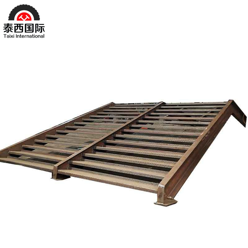 Customized High quality/High cost performance  Exterior Metal Stairs Factory Used Straight Steel Stairs