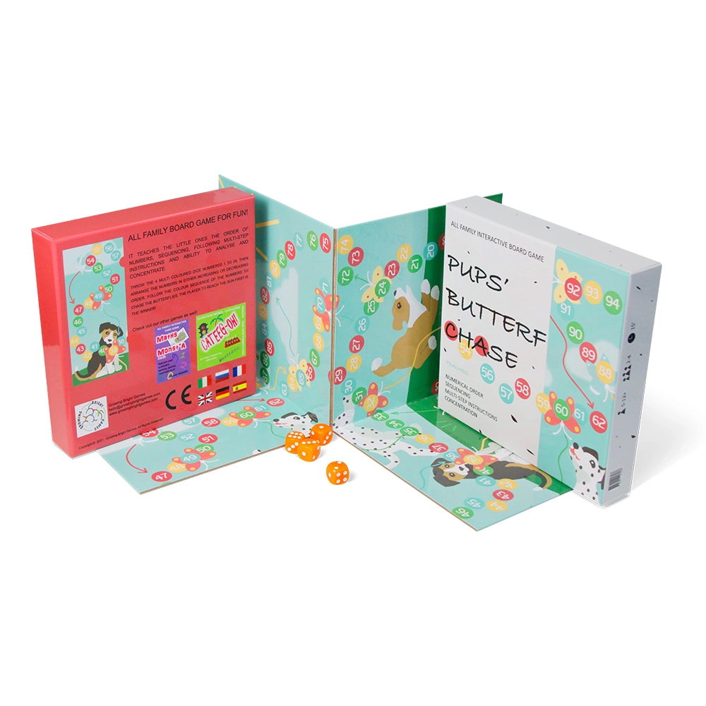 USA enfants cartes à jouer Custom Packaging jeu carte pour enfants avec Carte mémoire flash Box