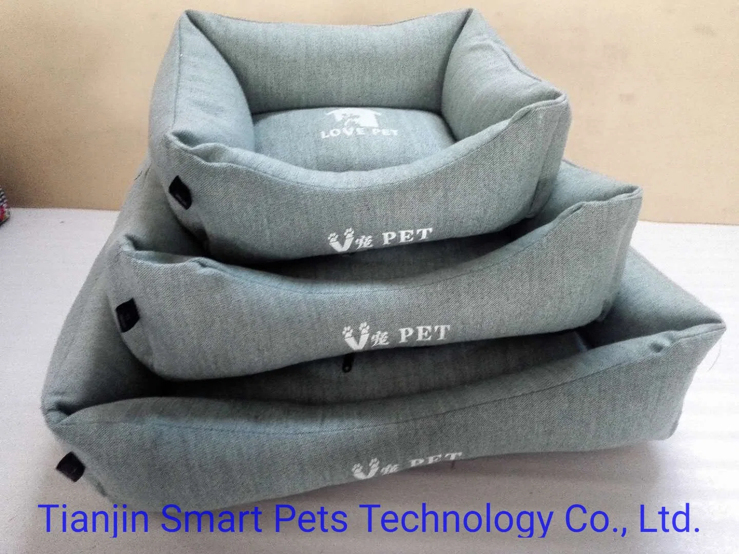 Suede Rectangle Waterproof Comfortable Pet Dog Cat Bed House