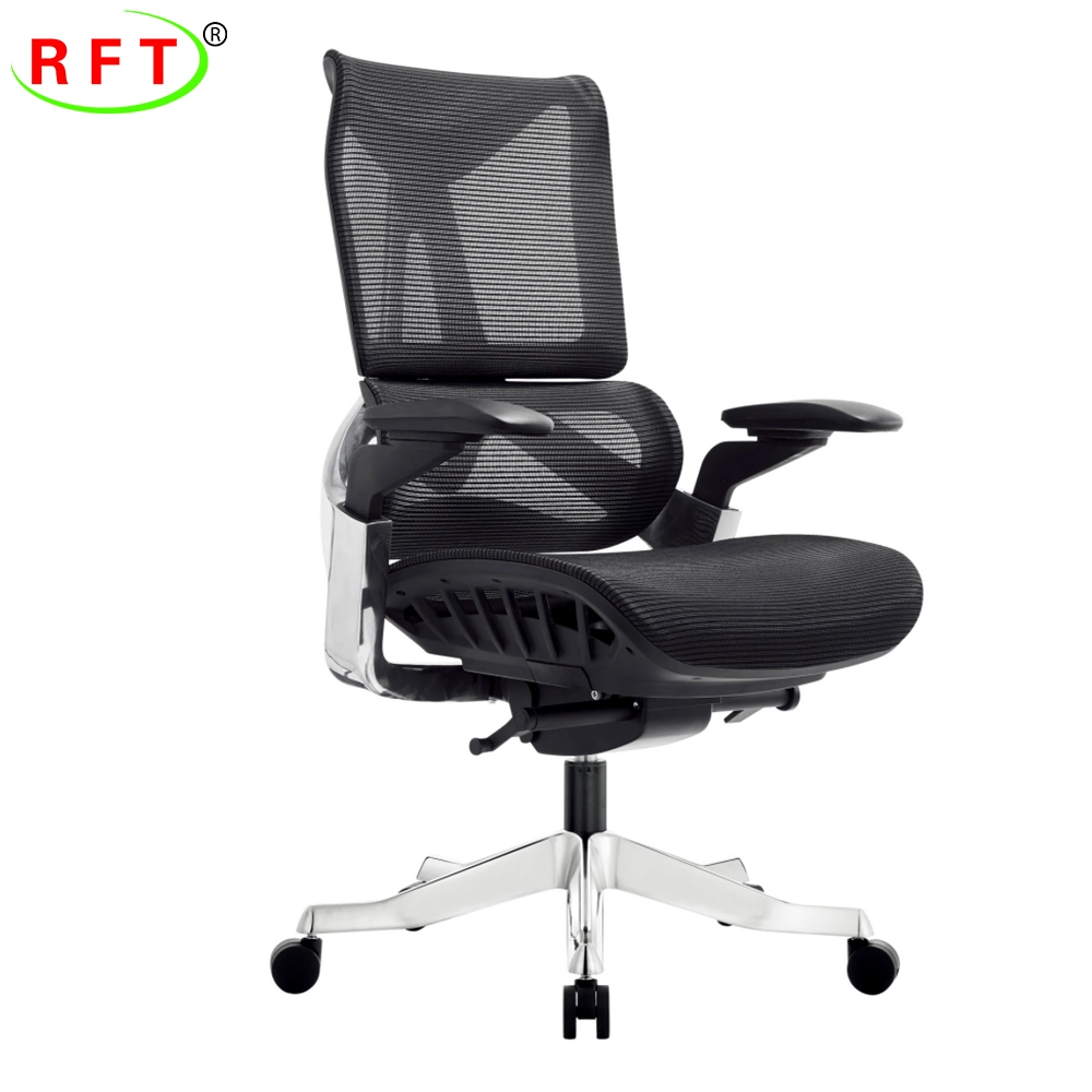 Luxury Manufacturer Ergonomic Design Breathable Mesh Swivel Abjustable Height Executive Boss Office Manager Chair