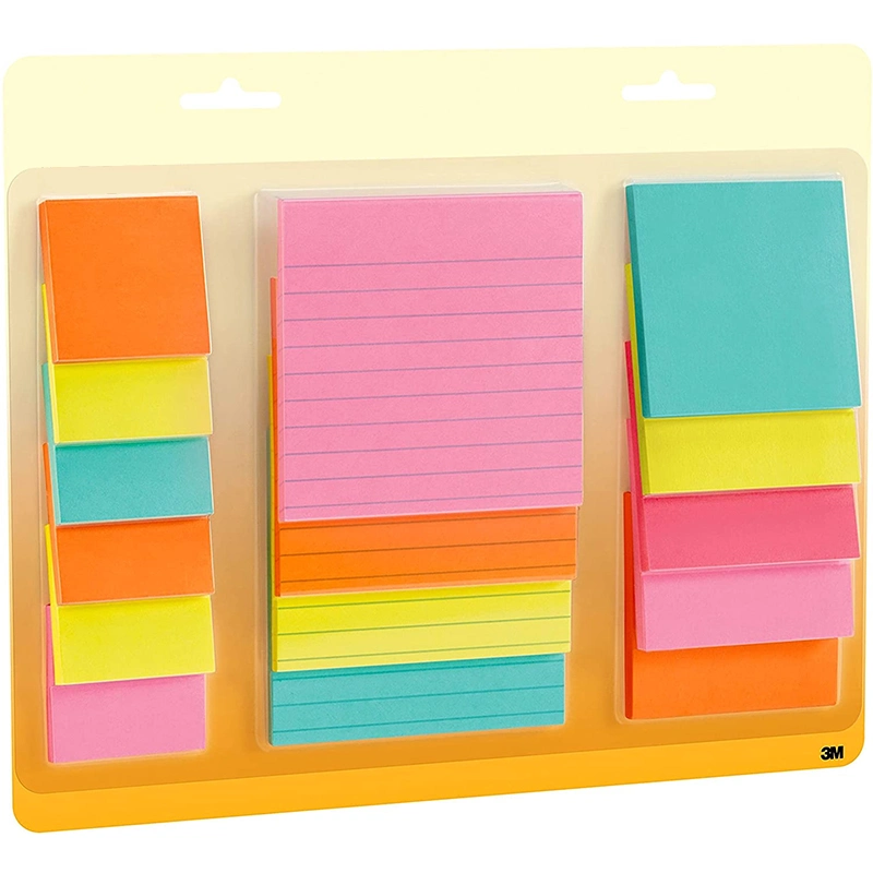 Bloco de notas adesivas personalizadas Kawaii com adesivo para escritório/escola e papelaria.