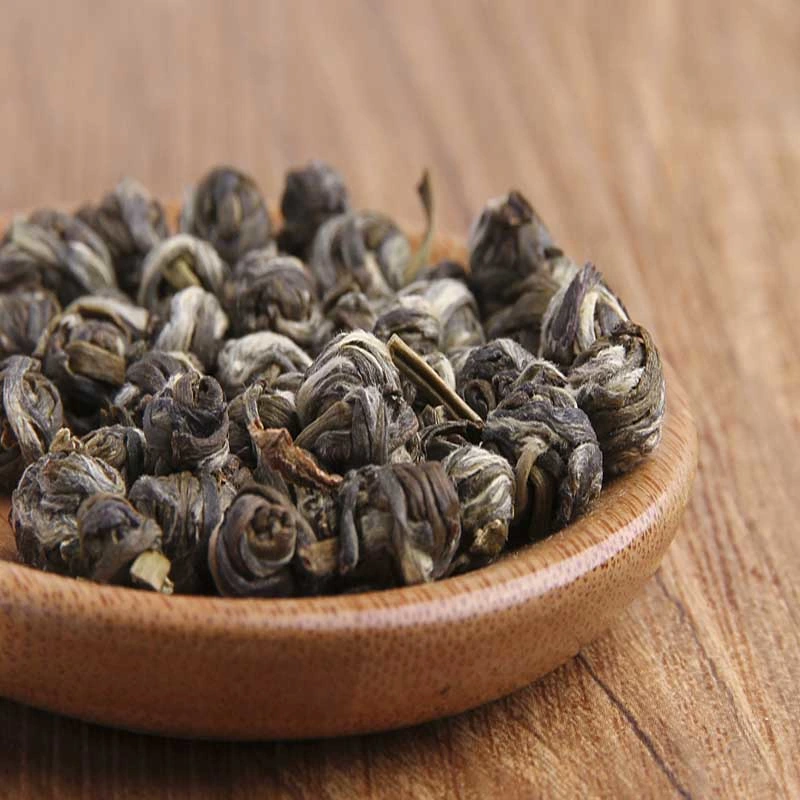 100% Natural High Standard té de jazmín aromatizado té Verde Té de la perla del dragón de la bola