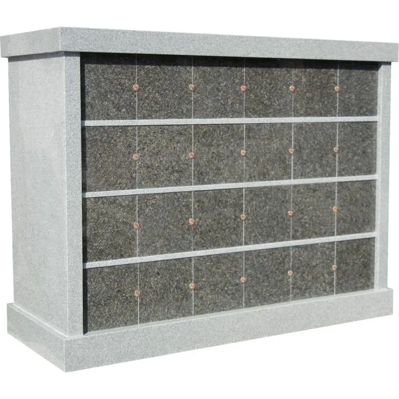 Grey Granite 24 or 48 Niche Granite Columbarium