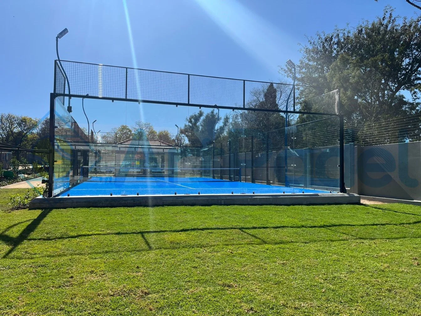 Super Panoramic Padel Court-High Quality and Details Used Sport Fields