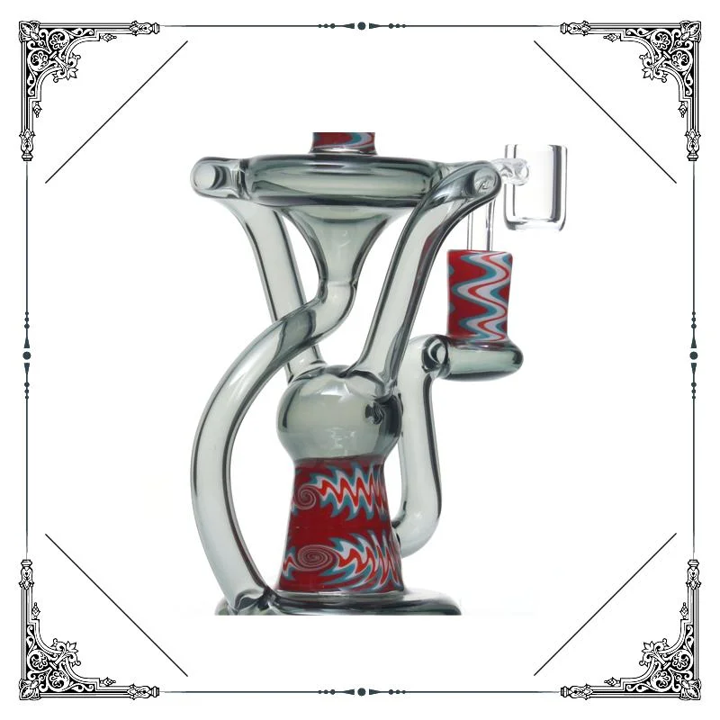 Phoenix Star Fumar Vidro do tubo de água de 8 Polegadas Inserir Perc feitas com a American Northstar vareta de vidro plataforma petrolífera Hookah