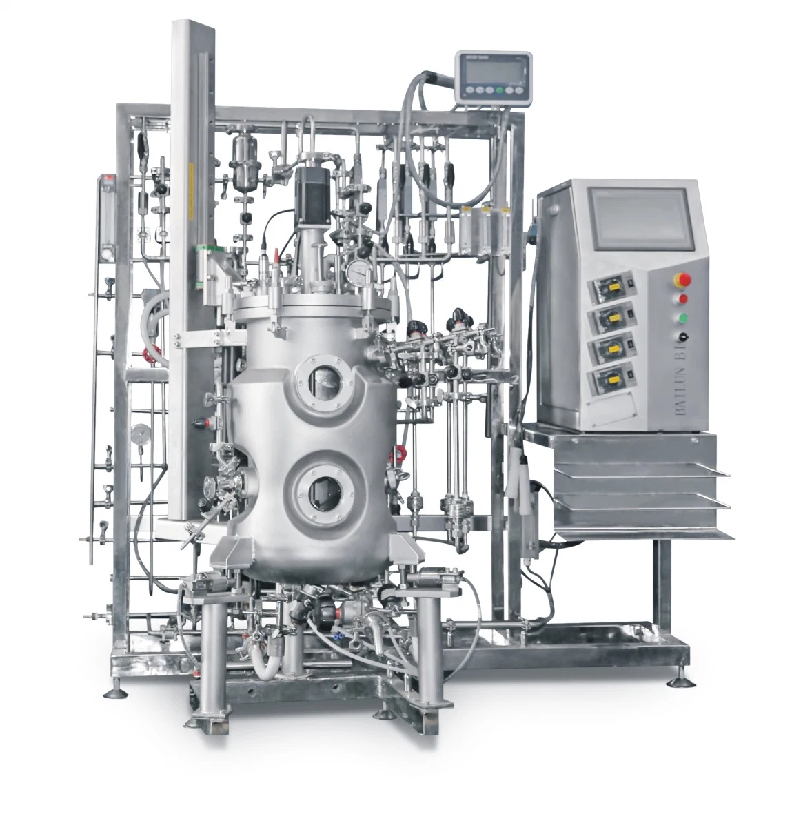 Specialized Bioreactors with Insulated Fermentor Multi-Union 100L Stainless Steel