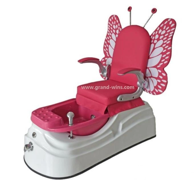 Children Butterfly Pedicure Massage Chair Foot SPA Salon Furniture