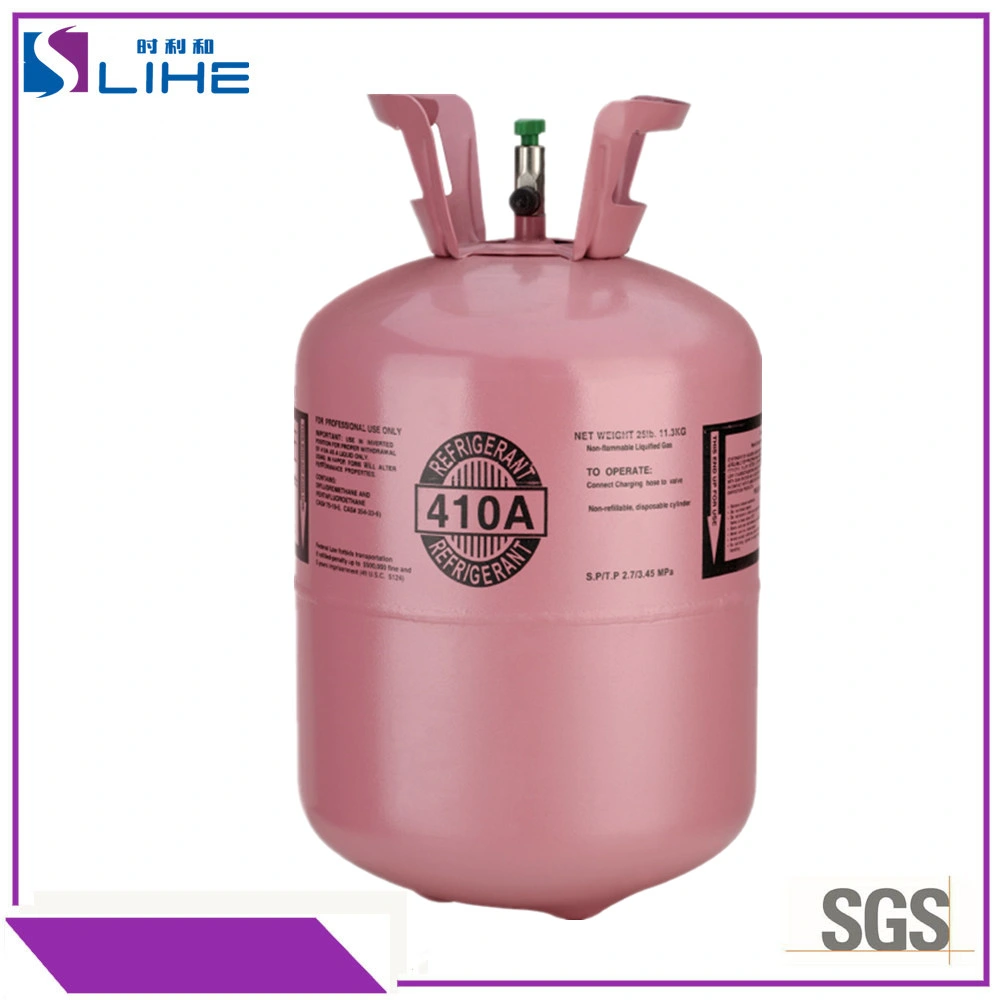 11.3kg/25lbs Eco-Friendly R410A Refrigerant Gas