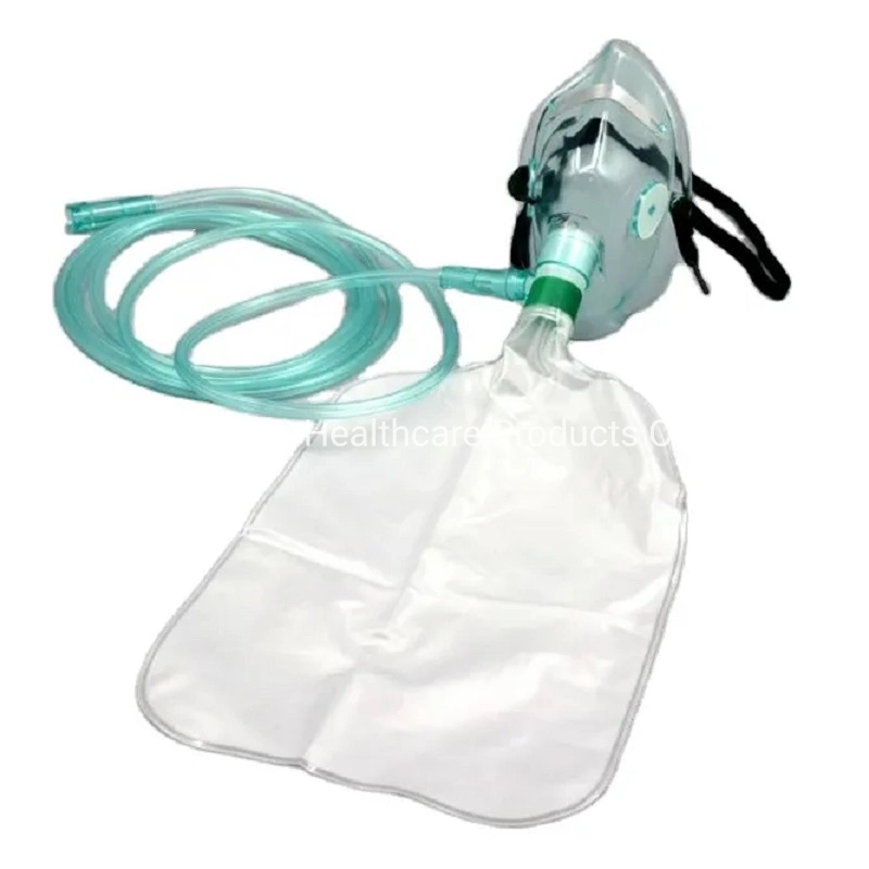 Oxygen Therapy Non-Rebreathing Mask with Reservoir Bag